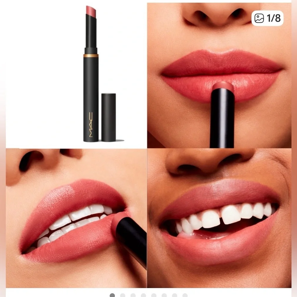 New! MAC Cosmetics Brickthrough Powder Kiss Velvet Blur Slim Stick Lipstick